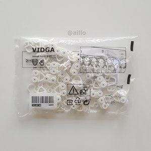 IKEA VIDGA Glider with hook, white